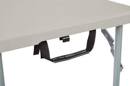 Office Star Products 4-Foot Height-Adjustable Folding Resin Table Light Gray